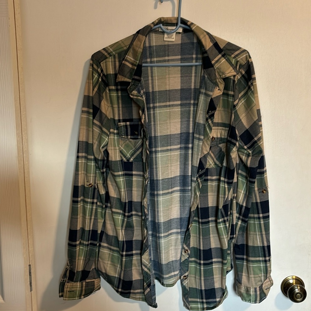 Passport long sleeved button u uh p shirt